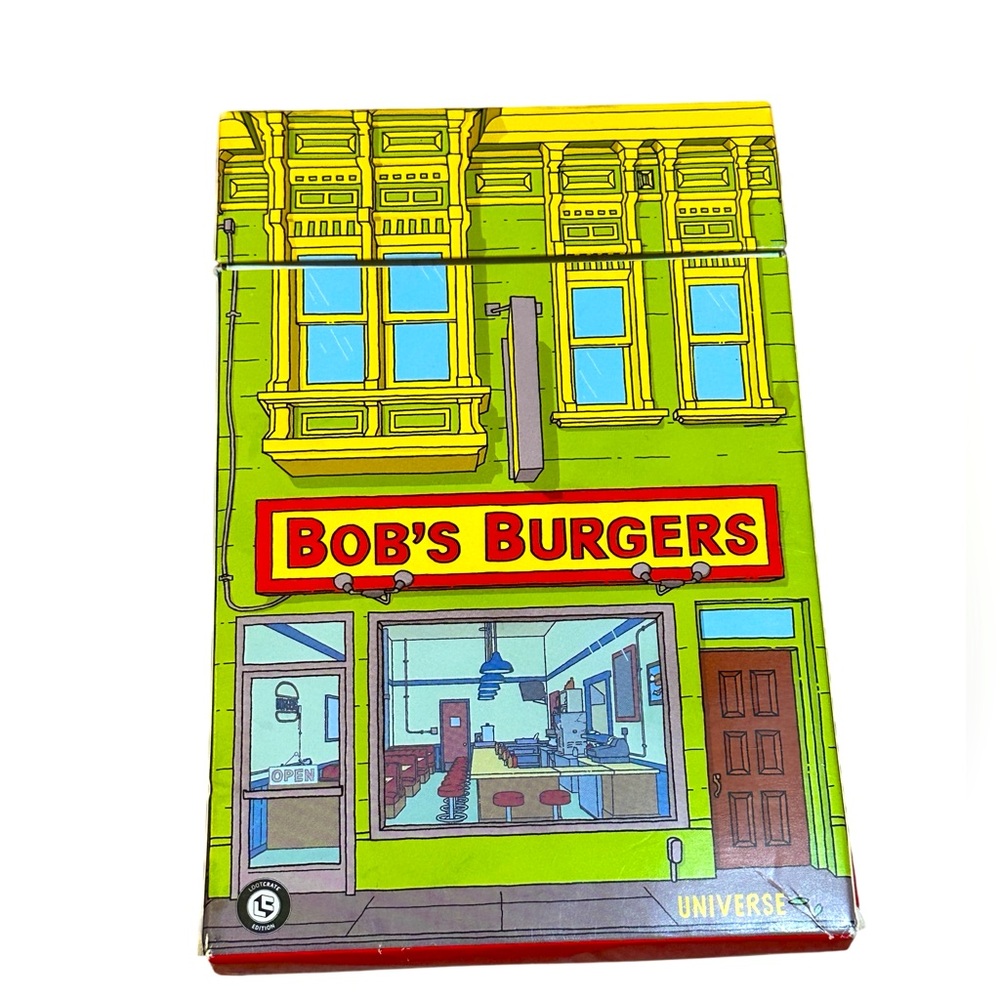 BOB’S BURGERS Burger Recipe Box w Recipe Cards of Burger of the Day